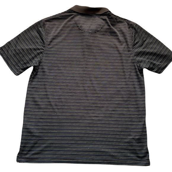 Golf performance Men's Black/Gray/ Blue Polo Sz M - Picture 5 of 9